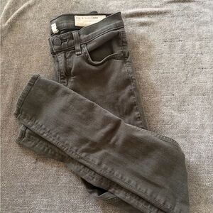 rag & bone Women's Skinny Jeans in Charcoal Gray